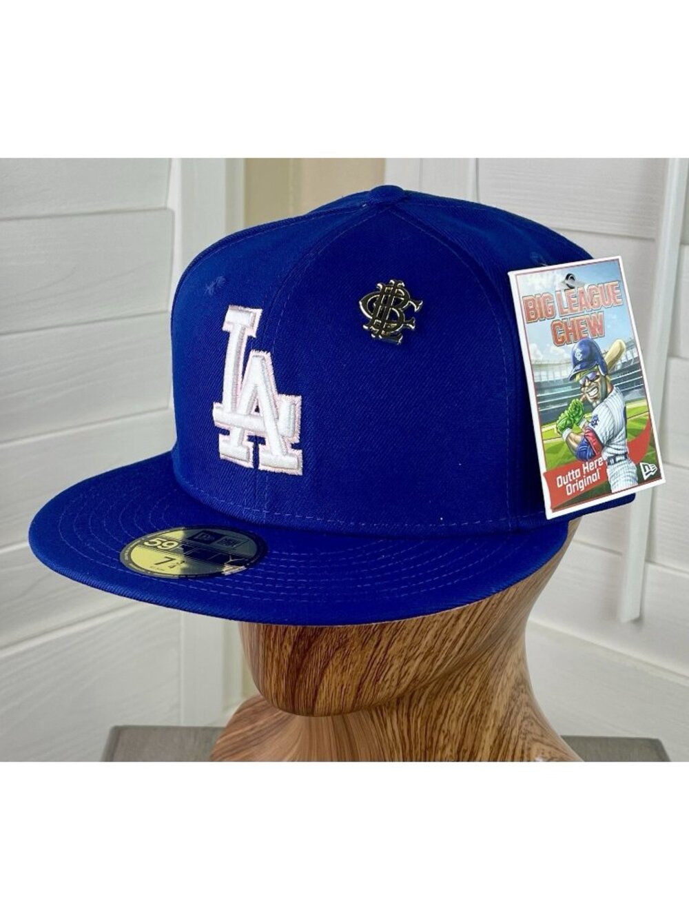 New Era 59Fifty MLB Los Angeles Dodgers Big League Chew Fitted Hat Size 7 3/4